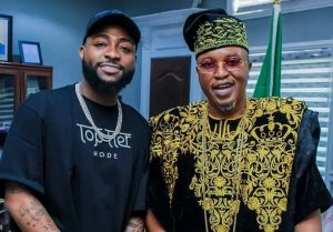 White wedding: Oluwo of Iwo congratulates Davido