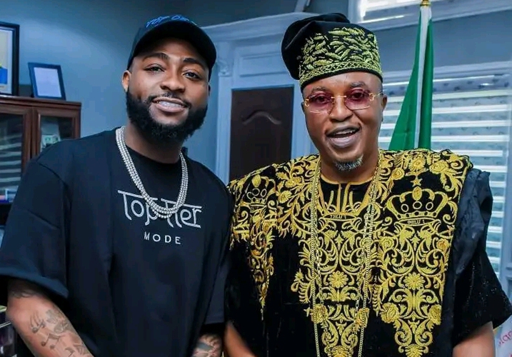 White wedding: Oluwo of Iwo congratulates Davido