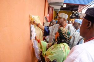 Soun commends Bashorun Musulumi’s new shopping complex in Lagos