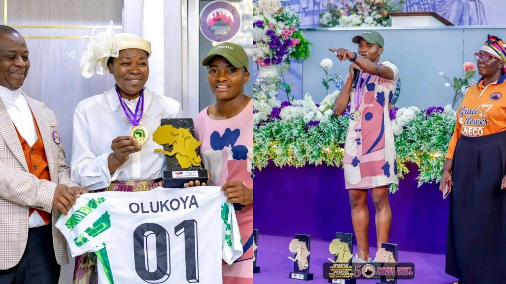 From hawking to heroics: Super Falcons captain Ajibade shares testimony at MFM prayer service