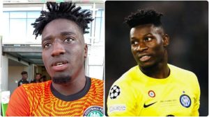 I’m not Onana, stop the mix-up – Super Eagles goalkeeper, Adeleye tells public